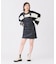 FAUX LEATHER MINI JUMPER SKIRT