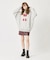 FAUX LEATHER MINI JUMPER SKIRT