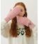 HEART CABLE MITTENS