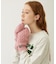 HEART CABLE MITTENS
