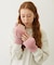 HEART CABLE MITTENS