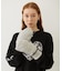 HEART CABLE MITTENS