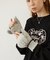 HEART CABLE MITTENS