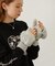 HEART CABLE MITTENS