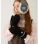 HEART CABLE MITTENS
