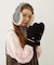 HEART CABLE MITTENS