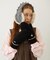 HEART CABLE MITTENS