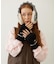HEART CABLE MITTENS