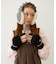 HEART CABLE MITTENS