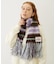 STRIPED FRINGE STOLE