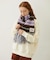 STRIPED FRINGE STOLE