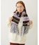 STRIPED FRINGE STOLE