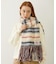 STRIPED FRINGE STOLE