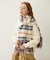 STRIPED FRINGE STOLE