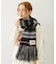 STRIPED FRINGE STOLE