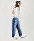 BICOLOR DENIM PANTS