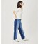 BICOLOR DENIM PANTS