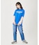 BICOLOR DENIM PANTS
