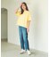 BICOLOR DENIM PANTS
