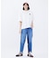 BICOLOR DENIM PANTS