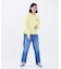 BICOLOR DENIM PANTS