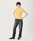 BICOLOR DENIM PANTS