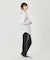 BICOLOR DENIM PANTS