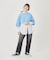 BICOLOR DENIM PANTS