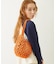 KNITTED GINGHAM BAG
