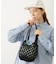 KNITTED GINGHAM BAG