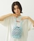 KNITTED GINGHAM BAG
