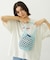KNITTED GINGHAM BAG