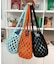 KNITTED GINGHAM BAG