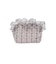 STRIPED FLOWER QUILTED POUCH