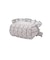 STRIPED FLOWER QUILTED POUCH