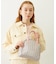 STRIPED FLOWER QUILTED BAG