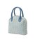 STRIPED FLOWER QUILTED BAG