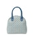 STRIPED FLOWER QUILTED BAG