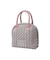 STRIPED FLOWER QUILTED BAG