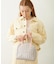STRIPED FLOWER QUILTED BAG