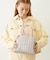 STRIPED FLOWER QUILTED BAG