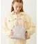STRIPED FLOWER QUILTED BAG