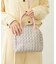 STRIPED FLOWER QUILTED BAG