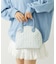 STRIPED FLOWER QUILTED BAG