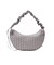 STRIPED FLOWER QUILTED SHOULDER BAG