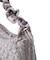 STRIPED FLOWER QUILTED SHOULDER BAG