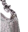 STRIPED FLOWER QUILTED SHOULDER BAG