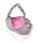 STRIPED FLOWER QUILTED SHOULDER BAG