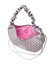 STRIPED FLOWER QUILTED SHOULDER BAG