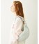 STRIPED FLOWER QUILTED SHOULDER BAG